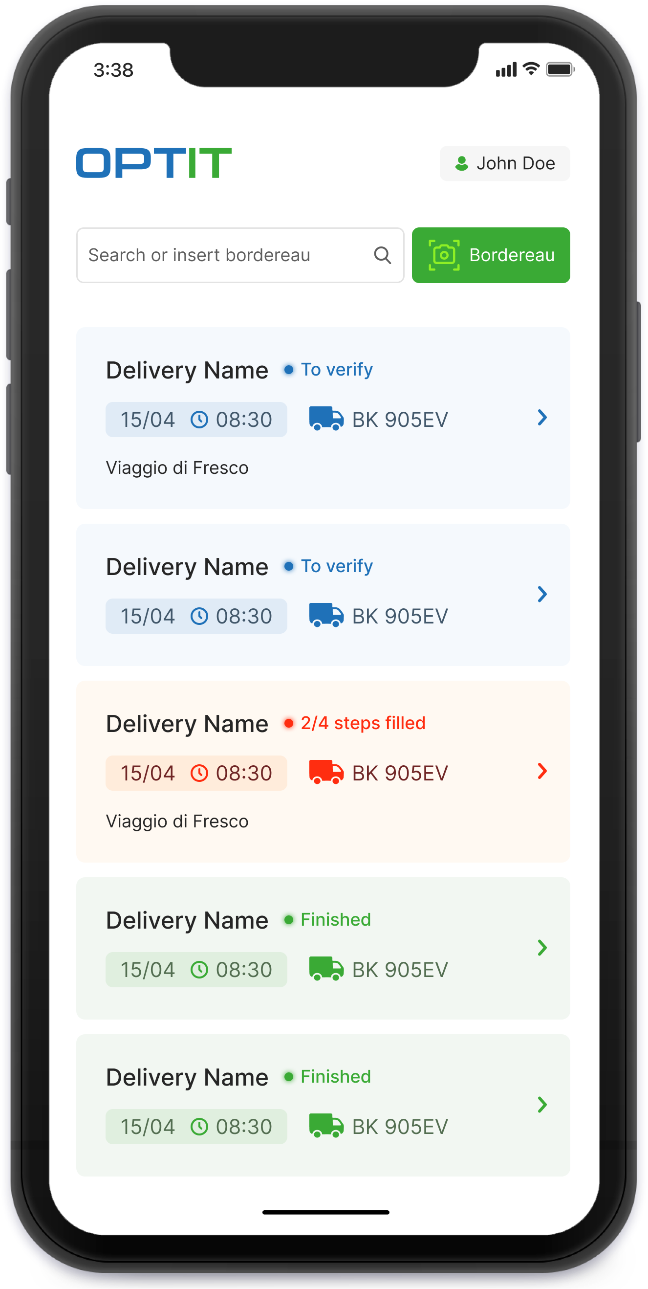 Dimar Delivery App Mockup 2